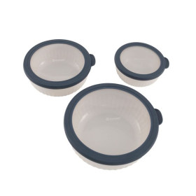 Kit bols avec couvercles - accessoires pour cuisine mobile - empilables