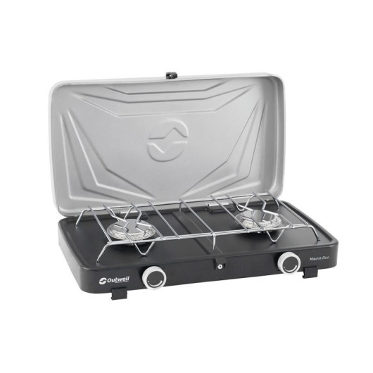 Mauna Duo 2 feux - réchaud à gaz portable - face