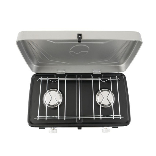 Mauna Duo 2 feux - réchaud à gaz portable - grille