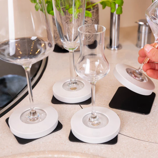 Coque magnétique Silwy - accessoire pour verres à pied - repas
