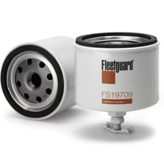 Filtre à gasoil Fleetguard FS19709 | filtre carburant pour moteur in-bord de bateau CUMMINS et ONAN