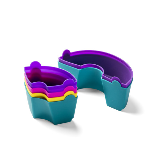 Set 6 moules - accessoires en silicone - pratique