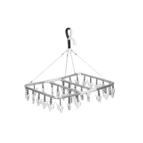 Séchoir Polli - accessoire compact pour espaces restreints - déplié