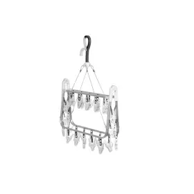 Séchoir Polli - accessoire compact pour espaces restreints - déplié