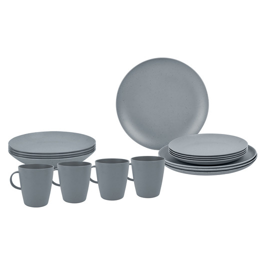 PACK VAISSELLE MÉLAMINE 12 PIECES TROPICAL - INCASA