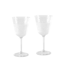 Lot de verres à vin - accessoire plein air - visuel