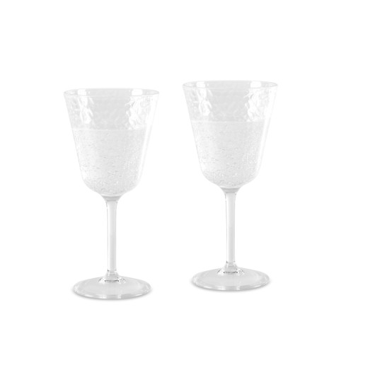 Lot de verres à vin - accessoire plein air - visuel