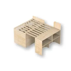 Lit peigne 138 cm Max Plus BMAX de SIMPLE VANS | Couchage pour van aménagé et fourgon