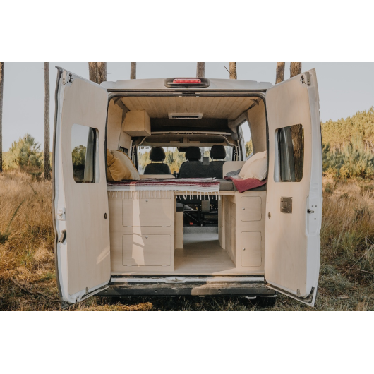 Lit peigne 138 cm Max Plus BMAX de SIMPLE VANS | Couchage pour van aménagé et fourgon