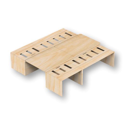 Lit Salon King Plus BSL KING de Simple Vans | Couchage pour van aménagé et fourgon
