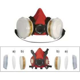 Masque a peinture Car System avec filtre à charbon | Equipement de protection individuelle