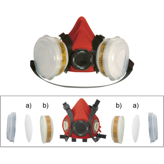 Masque a peinture Car System avec filtre à charbon | Equipement de protection individuelle