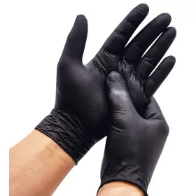 Boite de 100 gants Car System nitrile noir | Protection des mains