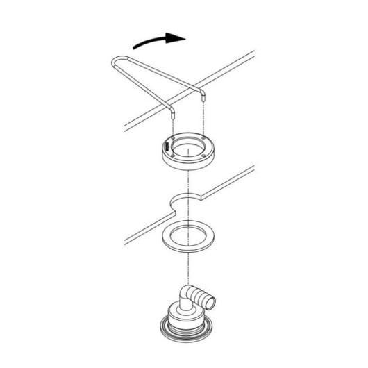 Clé pour mamelon réservoir RT Vetus | Embout plomberie, raccord & accessoire réservoir | vissage facile