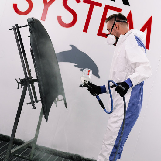Combinaison de peinture Car System jetable | Equipement de protection Individuelle | Sur capot moteur