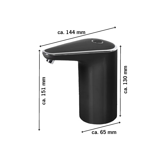 Robinet eau potable Carbest - aménagement du van - dimensions