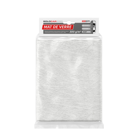 Mat de verre Solocar 300g/m² | Réparation van et fourgon aménagé | 0,5 m²