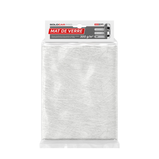Mat de verre Solocar 300g/m² | Réparation van et fourgon aménagé | 1 m²