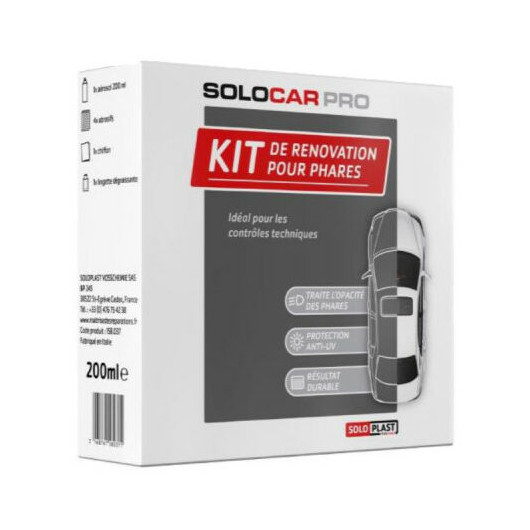 Kit de rénovation Solocar pour phares | Remise en état optiques de van aménagé ou camping-car