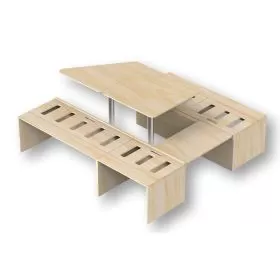 Lit Salon Ergo Plus BSL ERGO de Simple Vans | Couchage pour van aménagé et fourgon | Coin salon repas