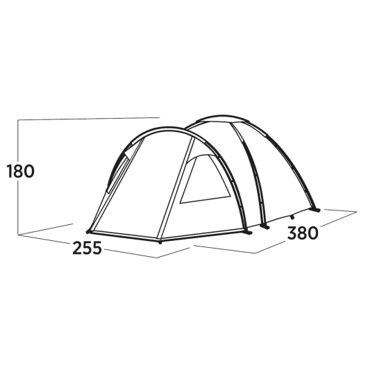 Kinn 4 - équipement de camping - dimensions