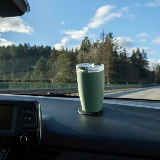 Mug thermo magnétique Midnight Silwy pour van et fourgon aménagé|sur tableau de bord