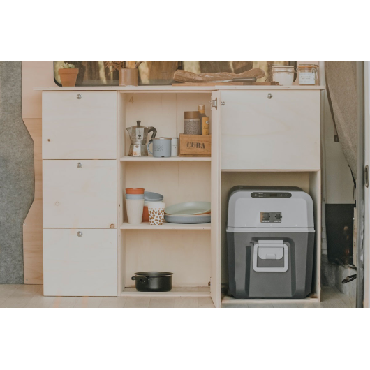 Meuble de cuisine Glacière PLUS CG de Simple Vans | Aménagement cuisine van aménagé | Glacière 40 L