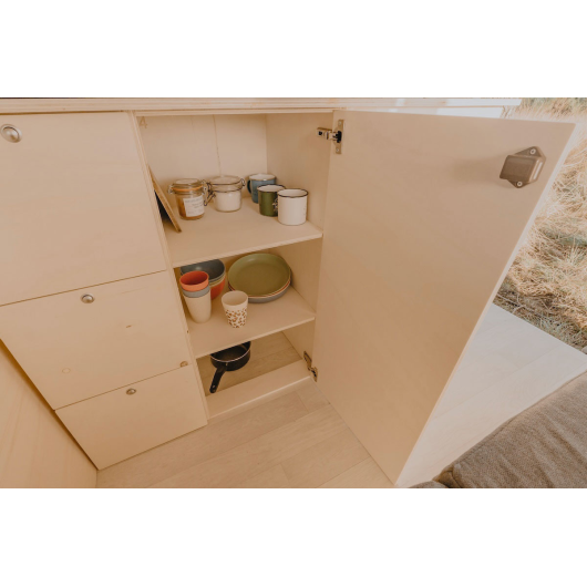 Meuble de cuisine Porte PLUS CP3 de Simple Vans | Aménagement cuisine van aménagé | Placard portes