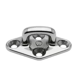 Cadène losange anse carrée Wichard | Cadène & pontet accastillage inox bateau à voile ou moteur | inox forgé duplex