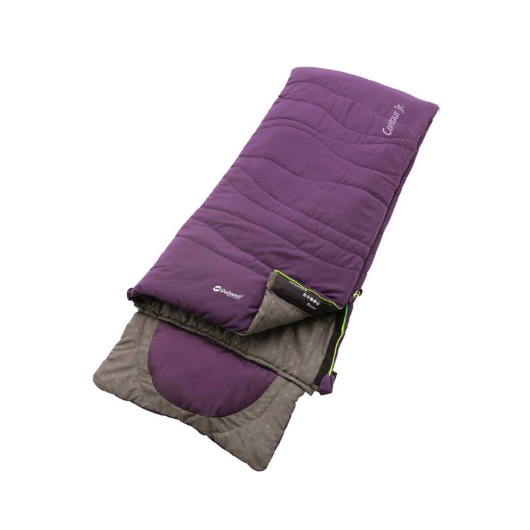 Contour Junior Outwell sac de couchage enfant chaud de qualité | coloris eggplant purple