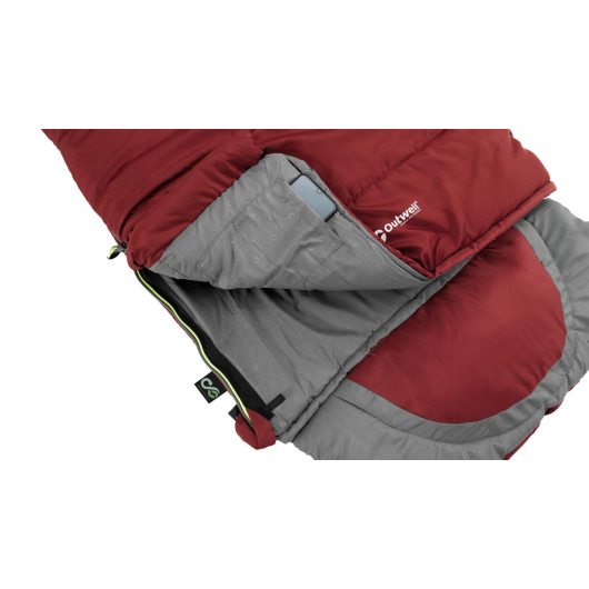 Contour Junior Outwell sac de couchage enfant chaud de qualité | ouverture zippée