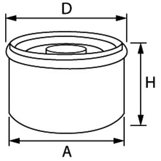 Filtre à essence Osculati 17.502.06 | filtre carburant pour moteur in-bord de bateau | dimensions