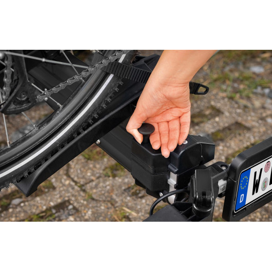 SD260 EUFAB - porte-vélos télescopique de boule d'attelage pour fourgon aménagé - attache