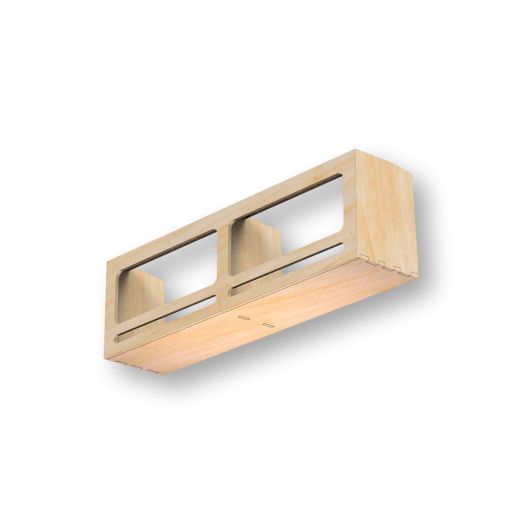 Grande étagère PLUS pour aménagement de van de Simple Vans | Rangements en bois pour fourgon aménagé