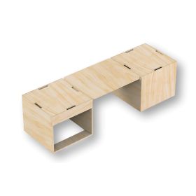 Petite assise PLUS AP pour aménagement de van Simple Vans | Table repas pour fourgon aménagé