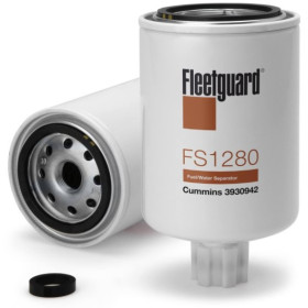Filtre à gasoil Fleetguard FS1280 | filtre carburant pour moteur in-bord de bateau Cummins