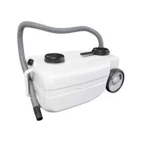TRAVELLIFE Réservoir d'eau à roulettes 21 L Réservoir à roulet Travellife de 21 L avec bec | Jerrican en plastique alimentaire pour camping-car ou van aménagé | Vue de côté