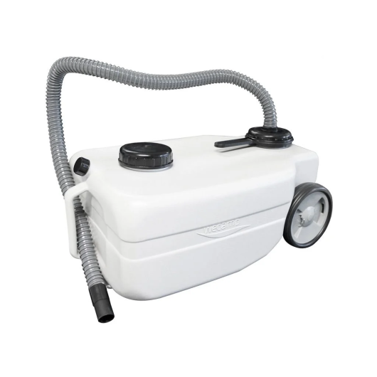 FASHTROOM Réservoir d'eau sur roues pour camping 25 L Bleu 111607