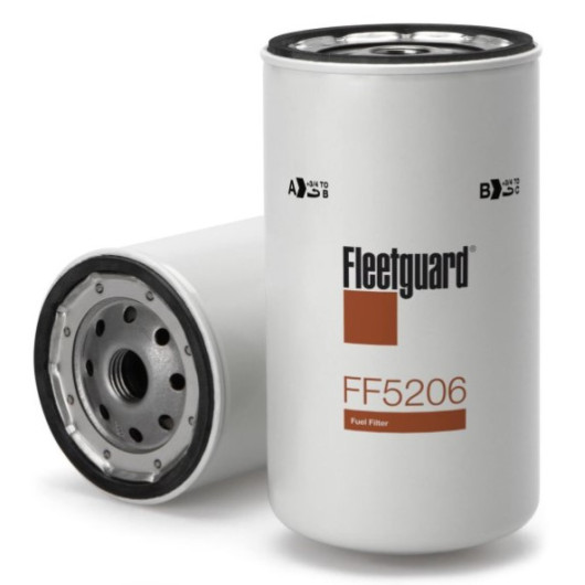 Filtre à gasoil Fleetguard FF5206 | filtre carburant pour moteur in-bord de bateau Detroit