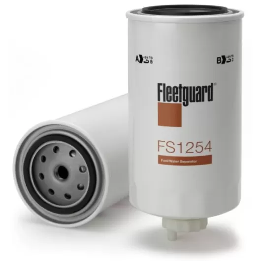 Filtre à gasoil Fleetguard FS1254 | filtre carburant pour moteur in-bord de bateau Iveco