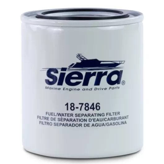 Filtre à essence Sierra 18-7846 | filtre carburant pour moteur in-bord de bateau