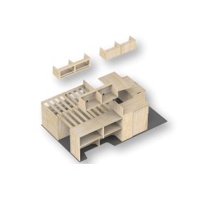 Kit aménagement pour fourgon Family Classic de Simple Vans | Meubles en bois pour van aménagé