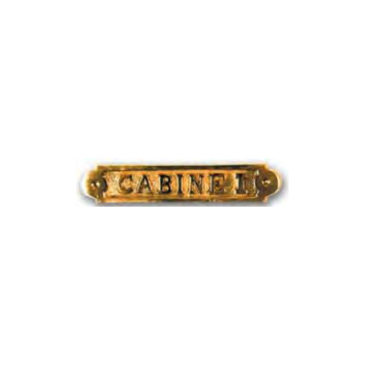 FS Plaque laiton cabine 1