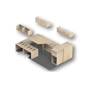 Kit aménagement pour fourgon Family Flow de Simple Vans | Meubles en bois pour van aménagé
