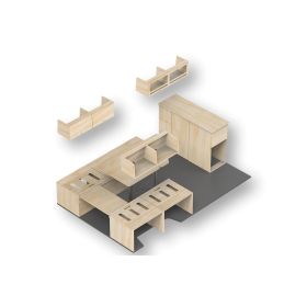 Kit aménagement pour fourgon Family Flow de Simple Vans | Meubles en bois pour van aménagé