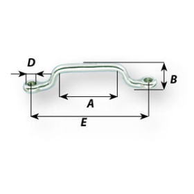 Etrier plat pour sangle Wichard | Cadène & pontet accastillage inox pour bateau à voile ou moteur