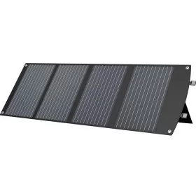 MESTIC MSFO-200, panneau solaire liant sur forme de valise, haute puissance 200W vu de côté ouvert.