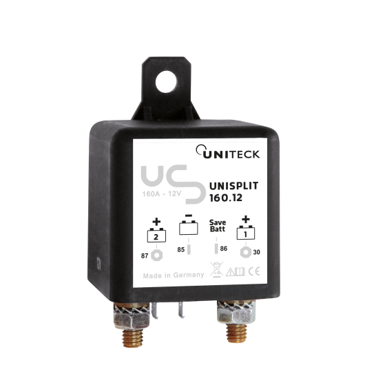 Coupleur séparateur Uniteck UNISPLIT 160A | Raccordement à l'alternateur | UNISPLIT 160.12