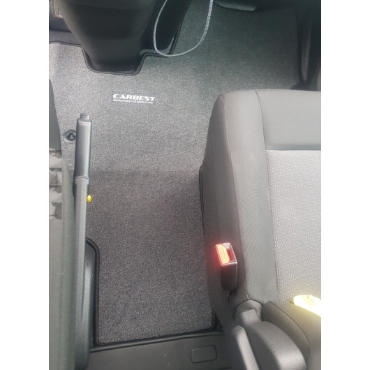 Tapis de cabine Plus Spacetourer depuis 2016 CARBEST - tapis intérieur pour fourgon Spacetourer avec logo CARBEST