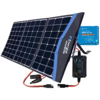 Panneau solaire portable, pliable camping-car et kit mobile de van et fourgon aménagé - H2R Equipements